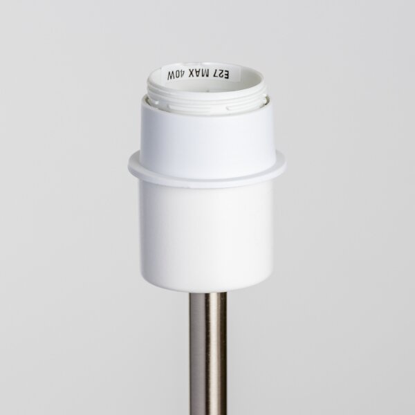 Brilagi - LED Stojacia lampa CERIA 1xE27/40W/230V pr. 30 cm čierna/matný chróm