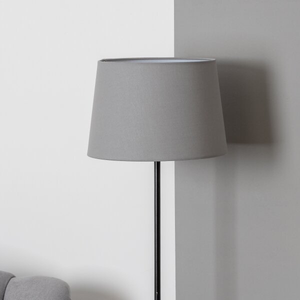 Brilagi - LED stojacia lampa CERIA 1xE27/40W/230V priemer 30 cm šedá/čierna