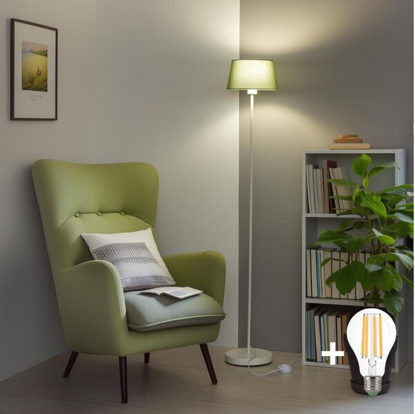 Brilagi - LED stojacia lampa CERIA 1xE27/40W/230V priemer 25 cm zelená/biela