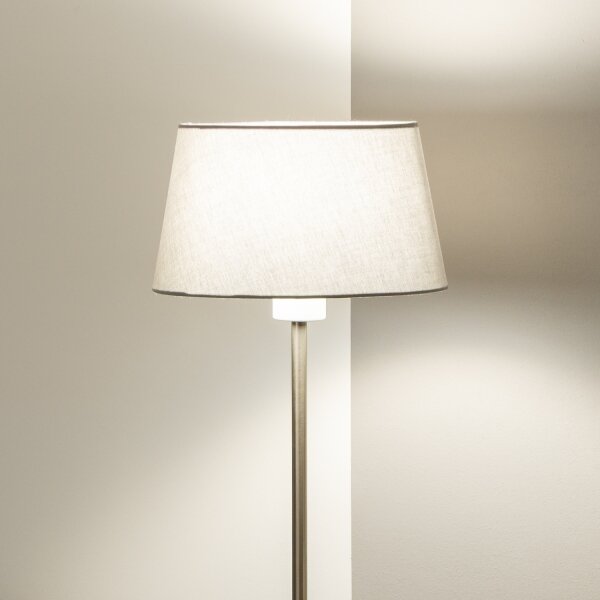Brilagi - LED Stojacia lampa CERIA 1xE27/40W/230V pr. 25 cm sivá/matný chróm