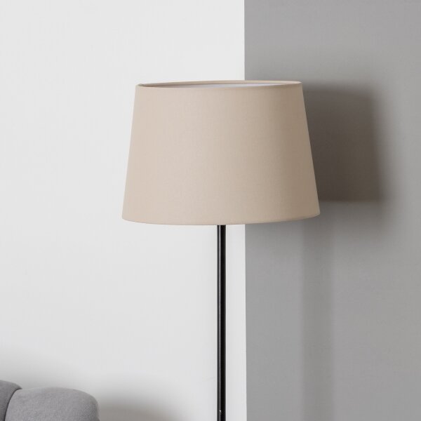 Brilagi - LED stojacia lampa CERIA 1xE27/40W/230V pr. 30 cm béžová/čierna