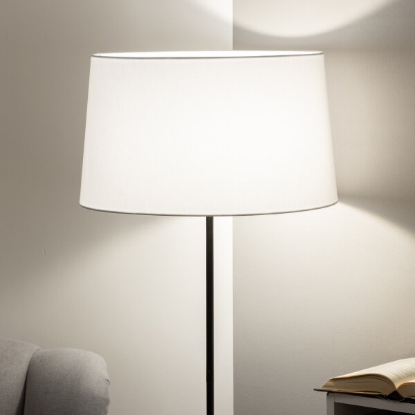 Brilagi - LED stojacia lampa CERIA 1xE27/40W/230V pr. 45 cm biela/čierna
