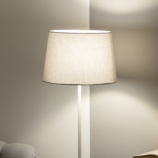 Brilagi - LED stojacia lampa CERIA 1xE27/40W/230V pr. 30 cm sivá/biela
