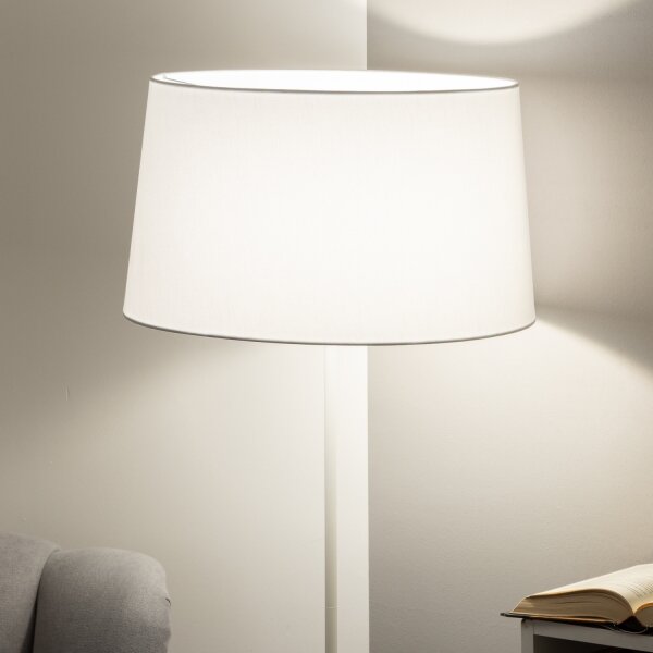 Brilagi - LED Stojacia lampa CERIA 1xE27/40W/230V pr. 45 cm biela