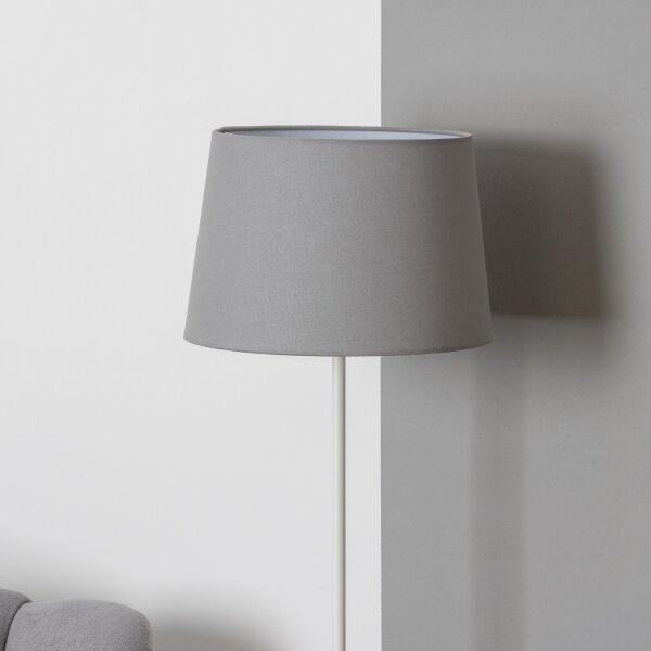 Brilagi - LED stojacia lampa CERIA 1xE27/40W/230V pr. 30 cm sivá/biela