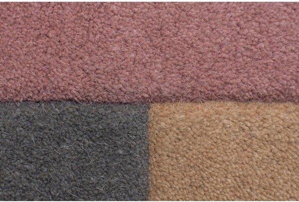 Vlnený koberec Flair Rugs Collage Earthy, 60 x 230 cm