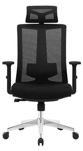 Kancelárska ergonomická stolička Neoseat SABRINA — čierna, nosnosť 150 kg