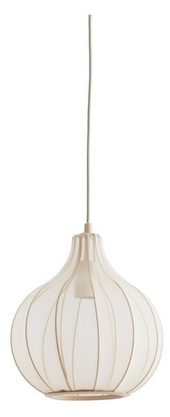 Béžové závesné svietidlo s textilným tienidlom ø 29 cm Elati – Light & Living
