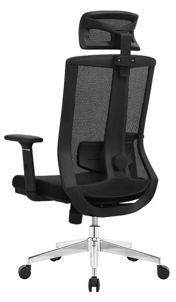 Kancelárska ergonomická stolička Neoseat SABRINA — čierna, nosnosť 150 kg