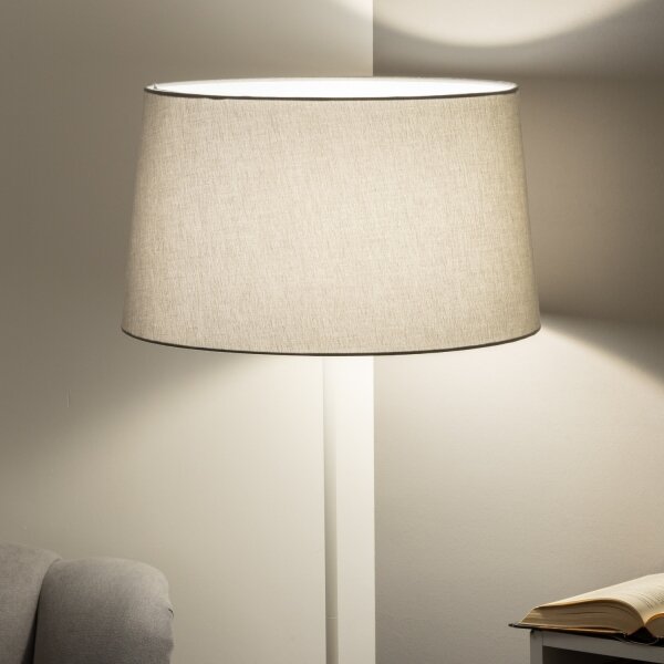 Brilagi - LED stojacia lampa CERIA 1xE27/40W/230V pr. 45 cm šedá/biela