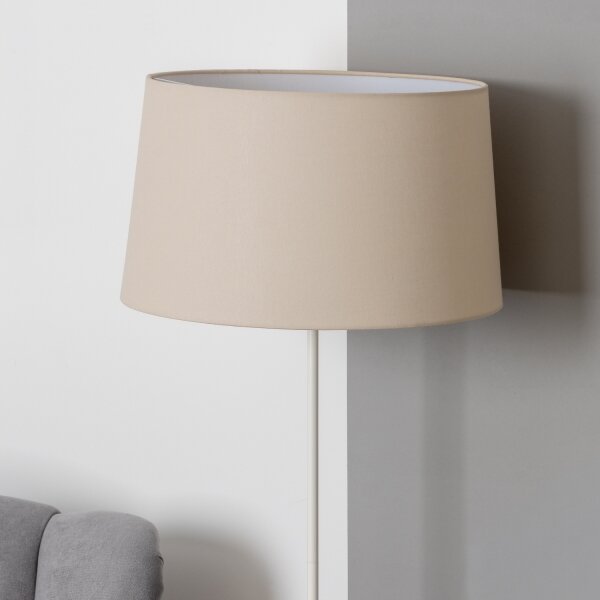 Brilagi - LED stojacia lampa CERIA 1xE27/40W/230V priemer 45 cm béžová/biela