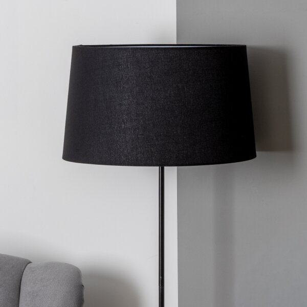 Brilagi - LED stojacia lampa CERIA 1xE27/40W/230V pr. 45 cm čierna