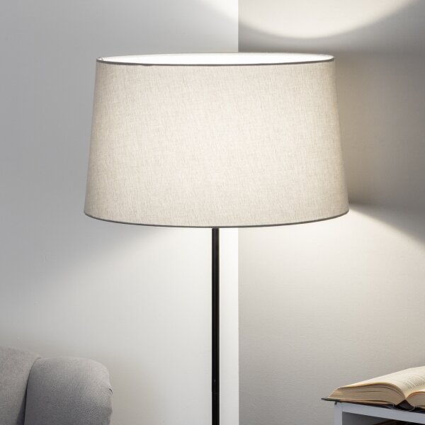 Brilagi - LED stojacia lampa CERIA 1xE27/40W/230V pr. 45 cm sivá/čierna