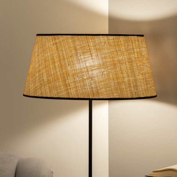 Brilagi - LED stojacia lampa CERIA 1xE27/40W/230V, priemer 50 cm, béžová/čierna