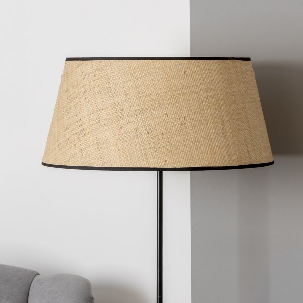 Brilagi - LED stojacia lampa CERIA 1xE27/40W/230V, priemer 50 cm, béžová/čierna