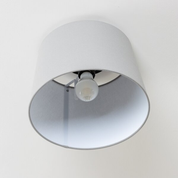 Brilagi - LED prisadené stropné svietidlo CERIA 1xE27/40W/230V priemer 30 cm sivá