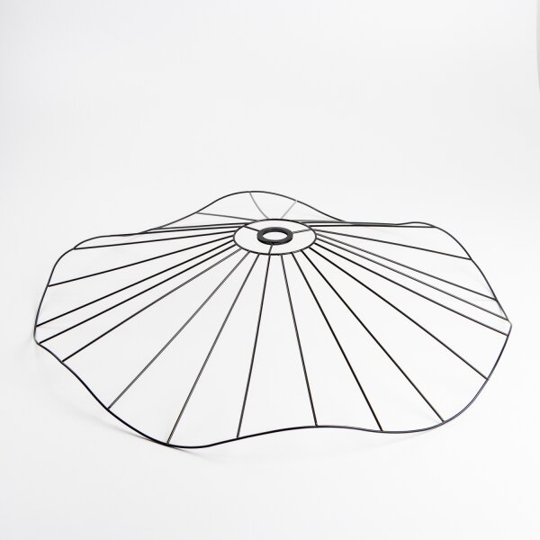 Brilagi - LED prisadený luster CERIA WIRE 1xE27/40W/230V pr. 80 cm čierna/dub
