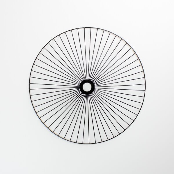 Brilagi - LED prisadený luster CERIA WIRE 1xE27/40W/230V pr. 60 cm čierna