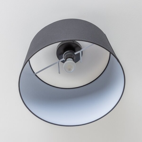 Brilagi - LED Prisadený luster CERIA 1xE27/40W/230V pr. 45 cm čierna