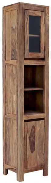 Skrinka do kúpeľne Gani 40x190x35 z indického masívu palisander
