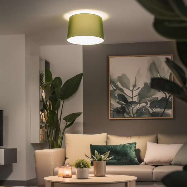 Brilagi - LED prisadený luster CERIA 1xE27/40W/230V pr. 45 cm zelený