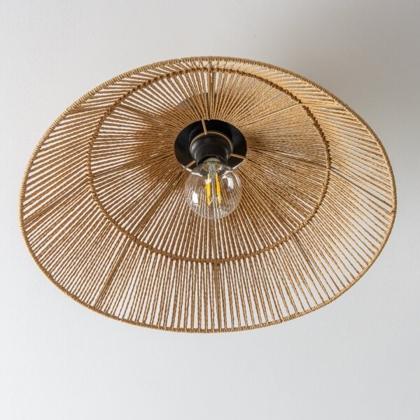 Brilagi - LED Prisadený luster CERIA BOHO 1xE27/40W/230V pr. 50 cm hnedá