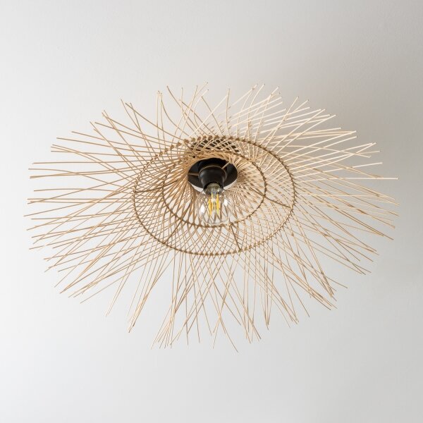 Brilagi - LED Prisadený luster CERIA BOHO 1xE27/40W/230V pr. 70 cm bambus