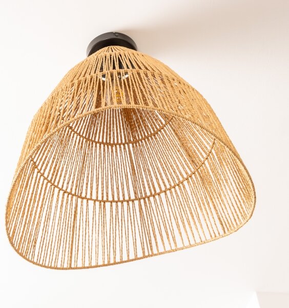 Brilagi - LED prisadený luster CERIA BOHO 1xE27/40W/230V pr. 50 cm hnedá