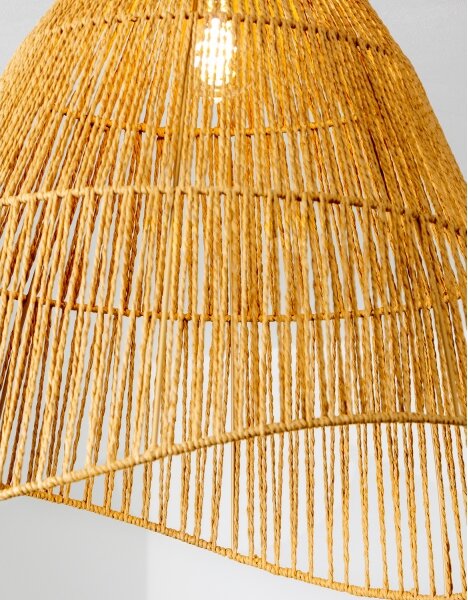 Brilagi - LED prisadený luster CERIA BOHO 1xE27/40W/230V pr. 50 cm hnedá