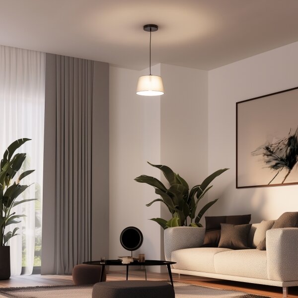 Brilagi - LED luster na lanku CERIA 1xE27/40W/230V pr. 25 cm sivý