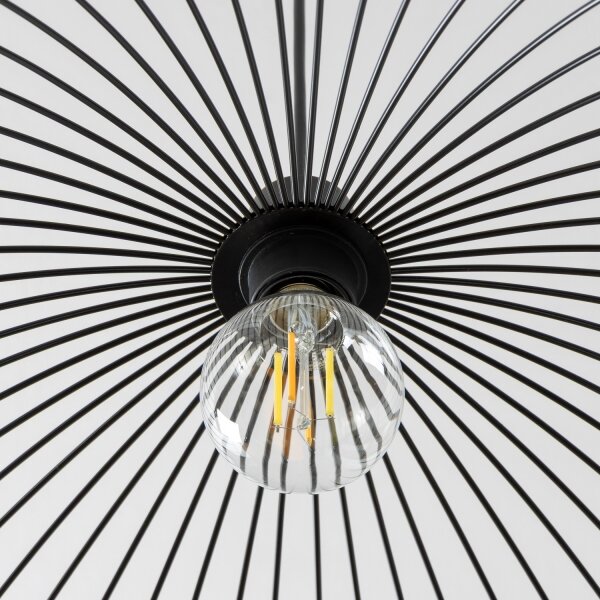 Brilagi - LED luster na lanku CERIA WIRE 1xE27/40W/230V priemer 60 cm čierna