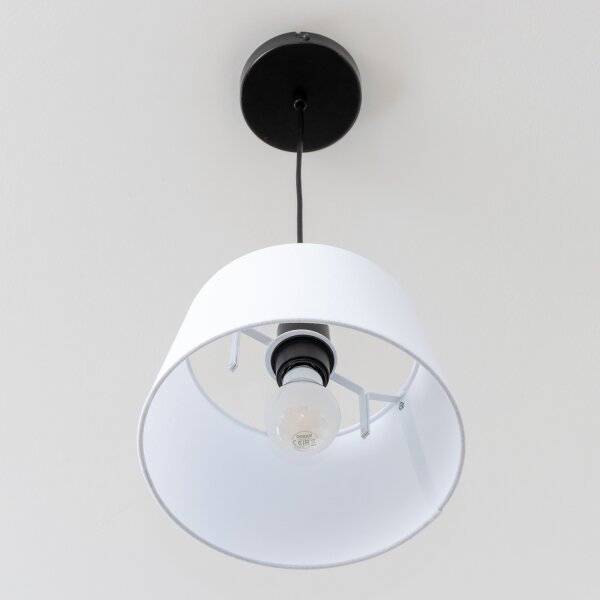 Brilagi - LED závesný luster na lanku CERIA 1xE27/40W/230V, priemer 25 cm, biela