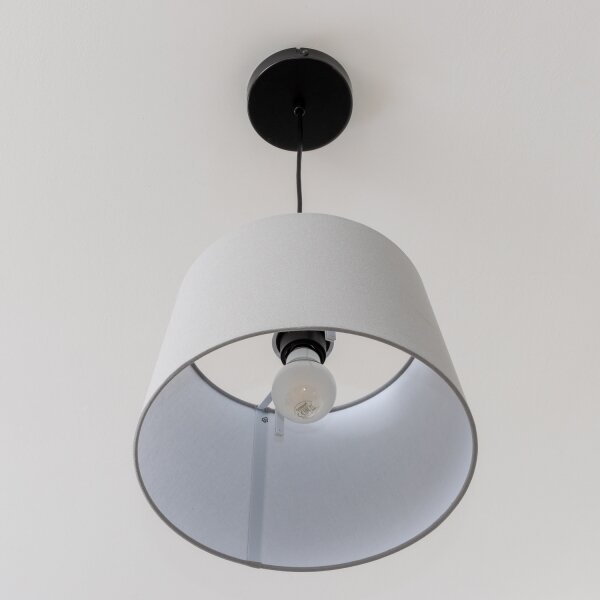 Brilagi - LED luster na lanku CERIA, 1xE27/40W/230V, pr. 30 cm, šedý