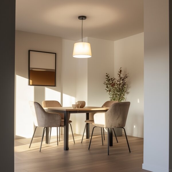 Brilagi - LED luster na lane CERIA 1xE27/40W/230V priemer 30 cm béžový