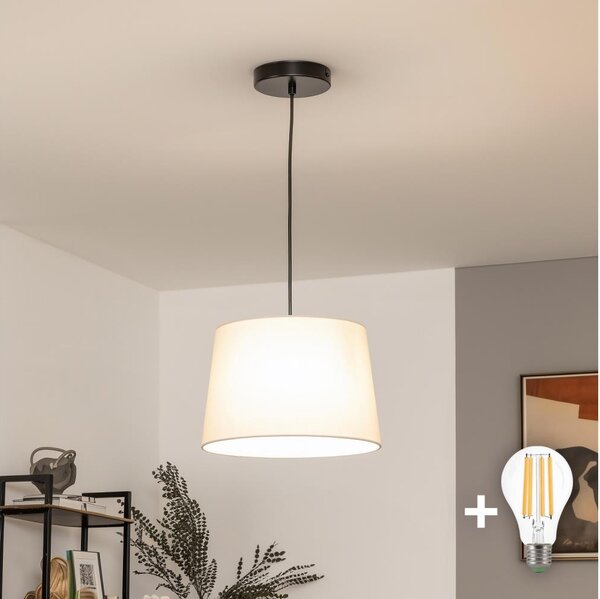 Brilagi - LED luster na lane CERIA 1xE27/40W/230V priemer 30 cm béžový