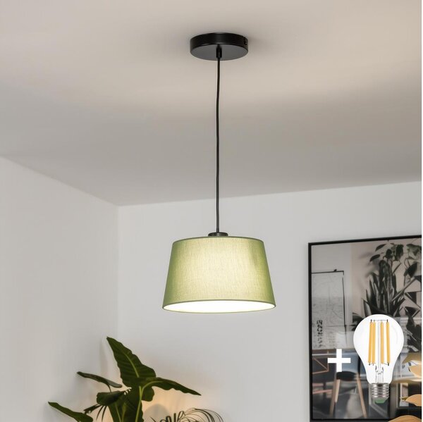 Brilagi - LED luster na lanku CERIA 1xE27/40W/230V pr. 25 cm zelený