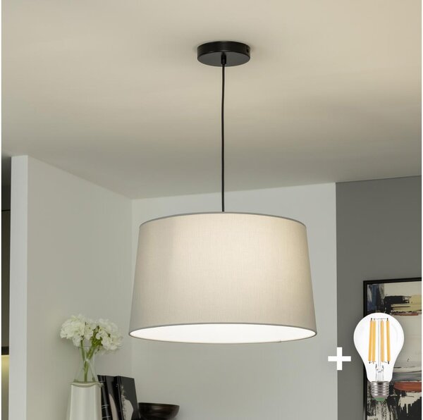Brilagi - LED luster na lanku CERIA 1xE27/40W/230V priemer 45 cm šedý