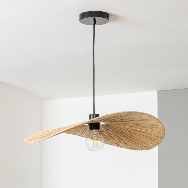 Brilagi - LED luster na lanku CERIA BOHO 1xE27/40W/230V, priemer 60 cm, rafia