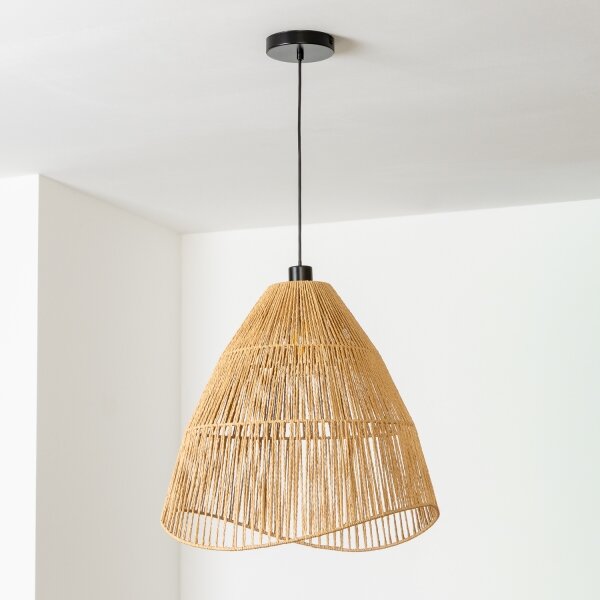 Brilagi - LED luster na lanku CERIA BOHO 1xE27/40W/230V pr. 50 cm hnedá