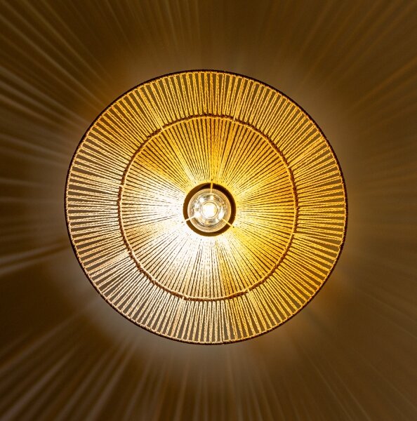 Brilagi - LED závesný luster na lanku CERIA BOHO 1xE27/40W/230V priemer 50 cm hnedý