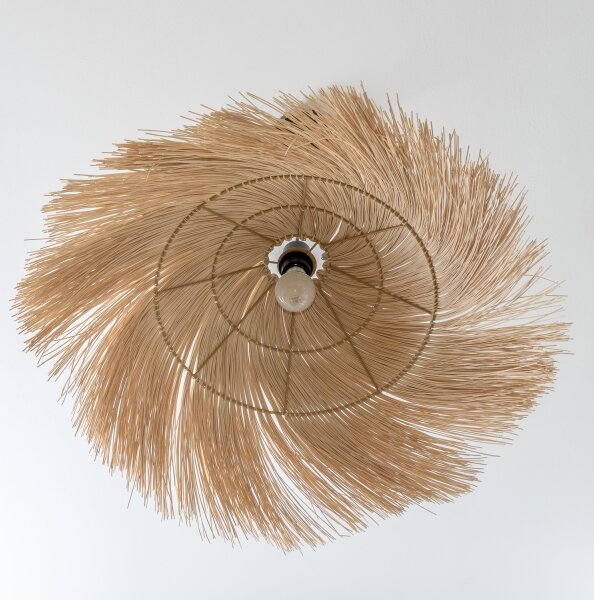 Brilagi - LED luster na lanku CERIA BOHO 1xE27/40W/230V priemer 70 cm ratan