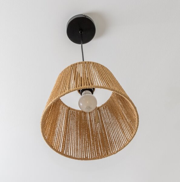 Brilagi - LED luster na lankách CERIA BOHO 1xE27/40W/230V pr. 28 cm hnedá