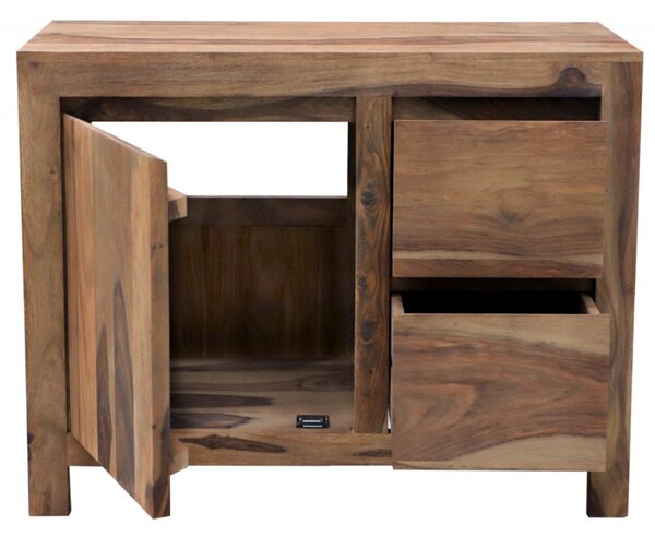 Skrinka pod umývadlo Gani 90x70x45 indický masív palisander