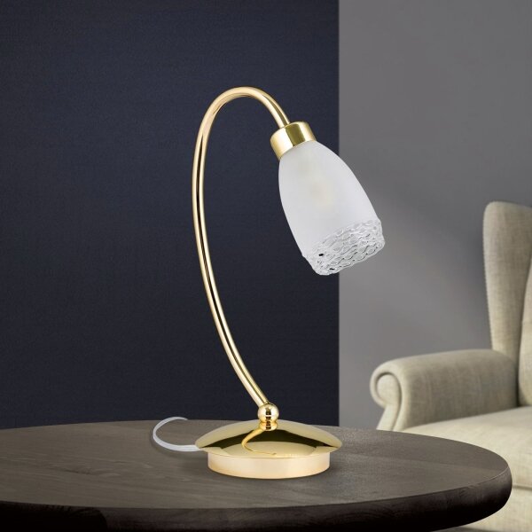 Orion - Stolová lampa CARLA 1xG9/28W/230V zlatá