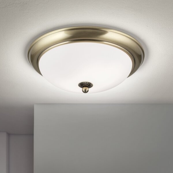 Orion - Stropné svietidlo EMPIRA 2xE27/40W/230V pr. 35,5 cm bronz