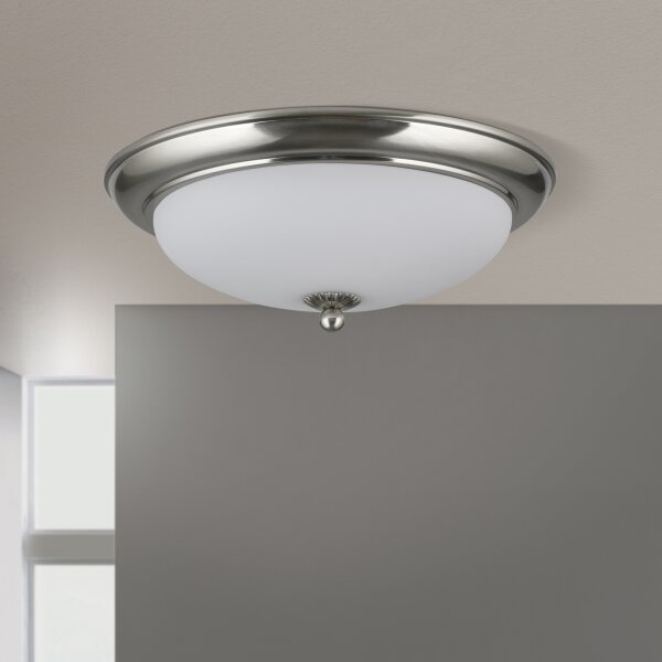 Orion - Stropné svietidlo EMPIRA 2xE27/40W/230V pr. 35,5 cm matný chróm