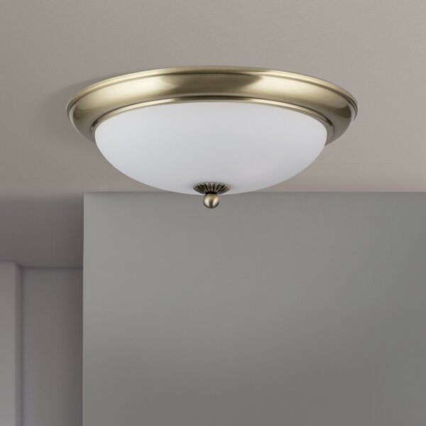 Orion - Stropné svietidlo EMPIRA 2xE27/40W/230V pr. 35,5 cm bronz