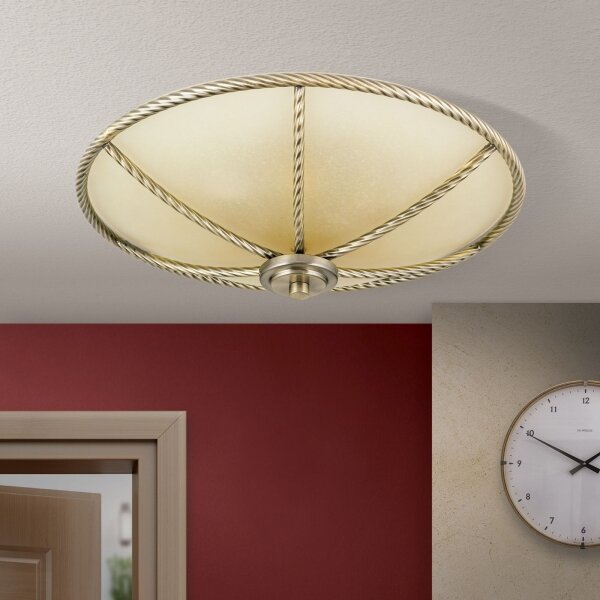 Orion - Stropné svietidlo MAURO 3xE27/60W/230V, priemer 42 cm, bronz