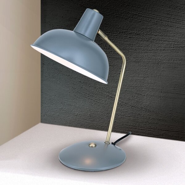 Orion - Stolná lampa FEDRA 1xE14/40W/230V sivá/mosadz