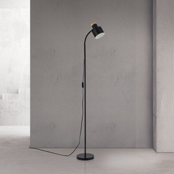 Orion - Stojacia lampa GILI 1xE27/40W/230V čierna
